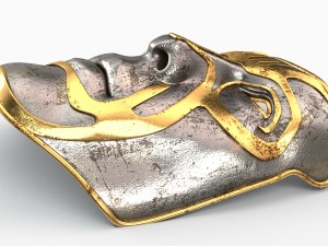 metal mask 3D मॉडल