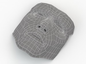 metal mask 3D मॉडल