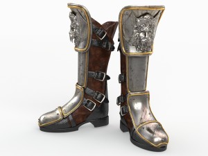 armor boot 3D Model
