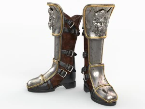 armor boot 3D Model