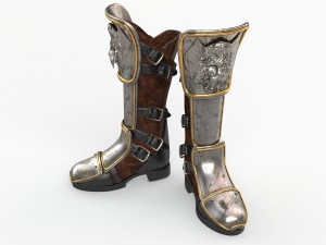armor boot 3D Model