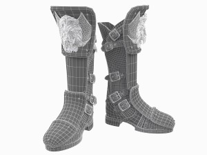 armor boot 3D Model