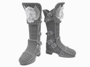 armor boot 3D Model