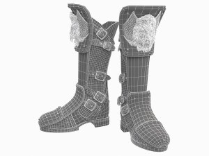 armor boot 3D Model