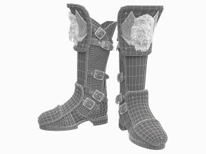 armor boot 3D Model
