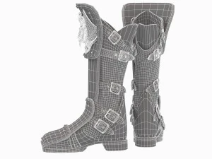 armor boot 3D Model