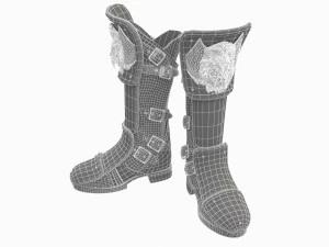 armor boot 3D Model