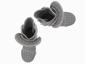 armor boot 3D Model