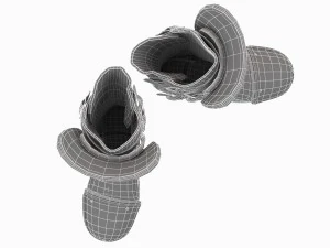 armor boot 3D Model