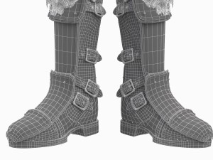armor boot 3D Model