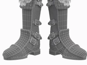armor boot 3D Model