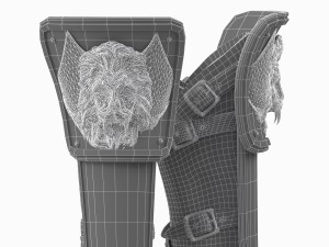 armor boot 3D Model