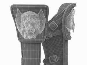 armor boot 3D Model