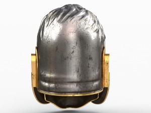 medieval lion helmet 3D Модель