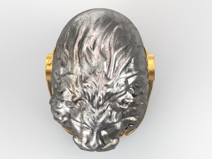 medieval lion helmet 3D Модель