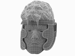 medieval lion helmet 3D Модель