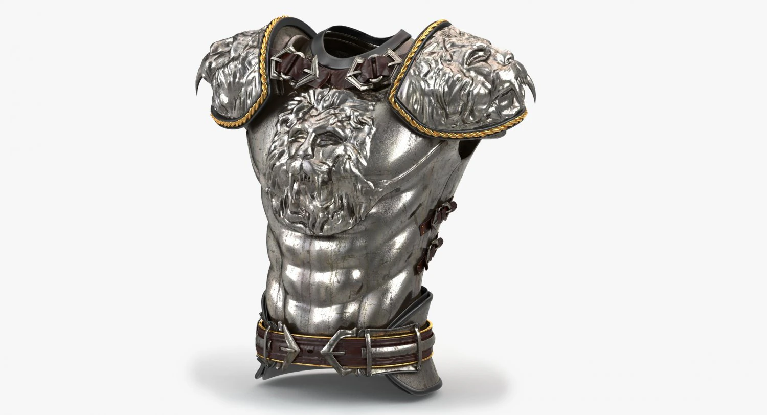 medieval boby armor 3D Model .c4d .max .obj .3ds .fbx .stl .blend 