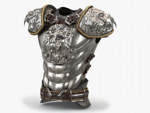 medieval boby armor 3D Model