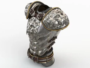 medieval boby armor 3D Model