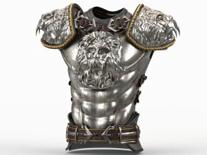 medieval boby armor 3D Model