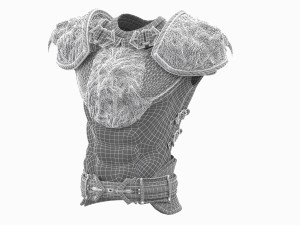 medieval boby armor Modelo 3D