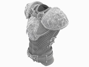 medieval boby armor Modelo 3D