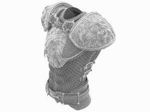 medieval boby armor 3D Model