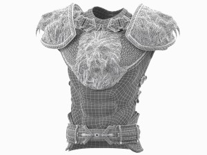 medieval boby armor Modelo 3D