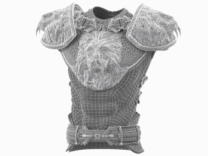 medieval boby armor 3D Model