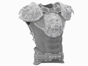 medieval boby armor 3D Model
