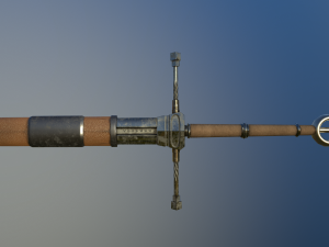 fantasy game sword Modèle 3D
