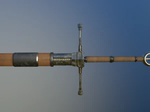 fantasy game sword 3D Model