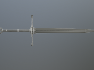 fantasy game sword Modèle 3D