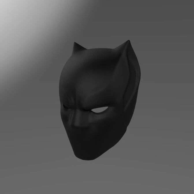 black panther helmet 3d print model 3D Print Model .c4d .max .obj .3ds .fbx .stl .blend 