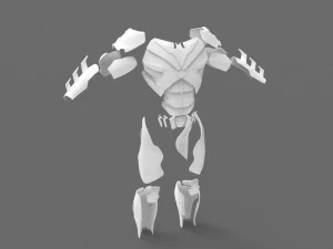 Бетмен несправедливість 2 частини броні 3D Принт Модель