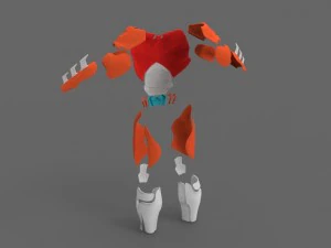 Бетмен несправедливість 2 частини броні 3D Принт Модель