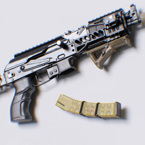 PP-19-01 Vityaz 3Dモデル .c4d .max .obj .3ds .fbx .stl .blend