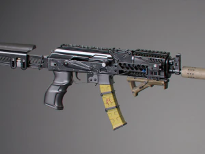 PP-19-01 Vityaz 3D Model