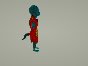 young wolfman Modelo 3D