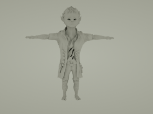 young wolfman Modelo 3D