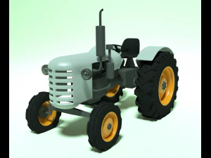 trattore Modello 3D