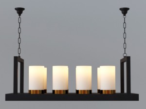 ceiling candle lamps 3D 模型