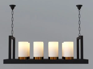 ceiling candle lamps 3D Model