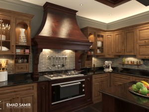 em classic kitchen 3D Model