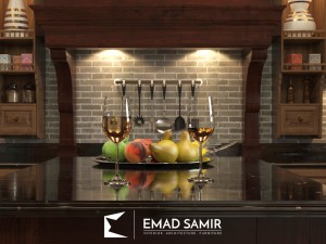 em classic kitchen 3D Model