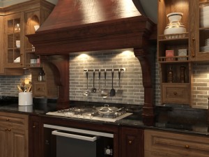 em classic kitchen 3D Model