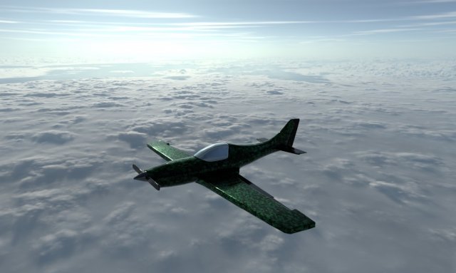 lancair 360 3D 模型 .c4d .max .obj .3ds .fbx .stl .blend 