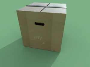 cardboard box 3D Model