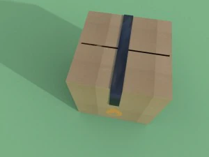 cardboard box 3D Model
