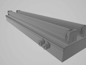 fluorescent lights collection 3D Model
